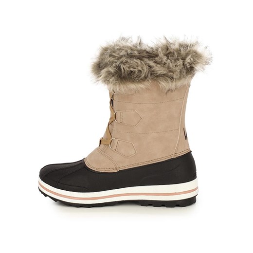 Kimberfeel Kozaki zimowe &quot;Elisa&quot; w kolorze beżowo-czarnym Kimberfeel 41 wyprzedaż Limango Polska