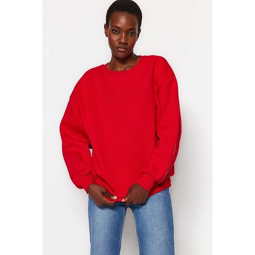 trendyol Bluza w kolorze czerwonym ze sklepu Limango Polska w kategorii Bluzy damskie - zdjęcie 177801937