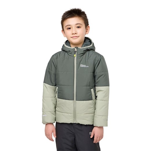 Jack Wolfskin Kurtka pikowana &quot;Two Hills&quot; w kolorze zielonym ze sklepu Limango Polska w kategorii Kurtki chłopięce - zdjęcie 177802947