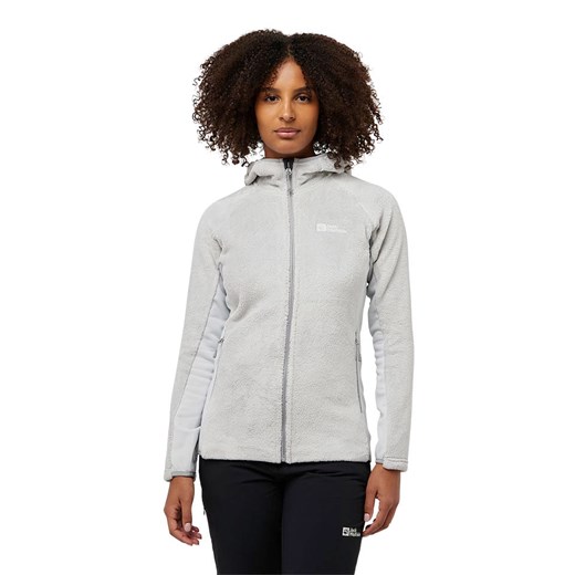 Jack Wolfskin Kurtka polarowa &quot;Rotwand&quot; w kolorze szarym ze sklepu Limango Polska w kategorii Bluzy damskie - zdjęcie 177803028