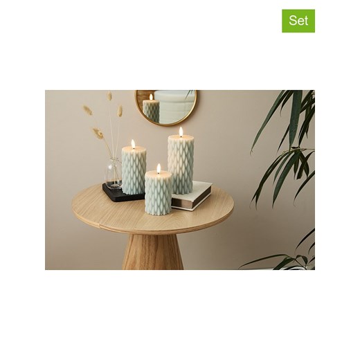 Lifa Living Świece LED (3 szt.) w kolorze jasnoszarym ze sklepu Limango Polska w kategorii Świece i dyfuzory - zdjęcie 177804087