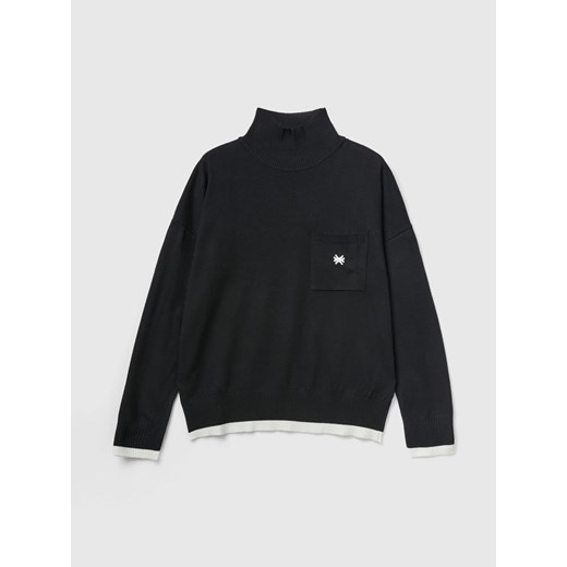 Benetton Sweter w kolorze czarnym S wyprzedaż Limango Polska