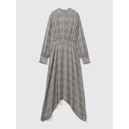 Benetton Sukienka w kolorze czarno-białym S wyprzedaż Limango Polska