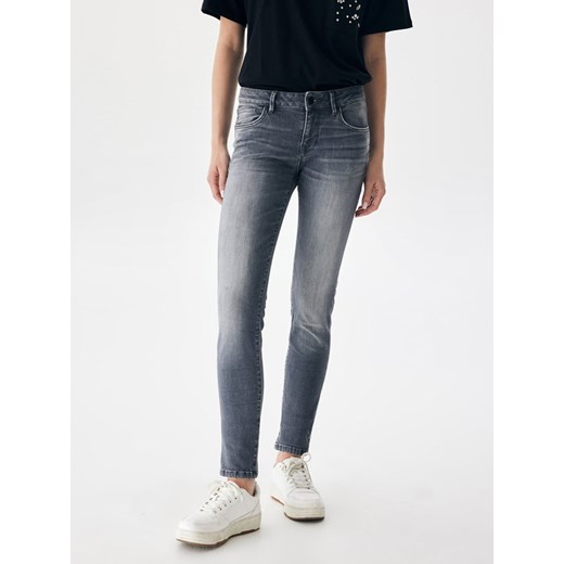LTB Dżinsy - Skinny fit - w kolorze szarym W32/L36 okazja Limango Polska