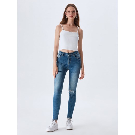 LTB Dżinsy &quot;Amy&quot; - Skinny fit - w kolorze niebieskim ze sklepu Limango Polska w kategorii Jeansy damskie - zdjęcie 177805167