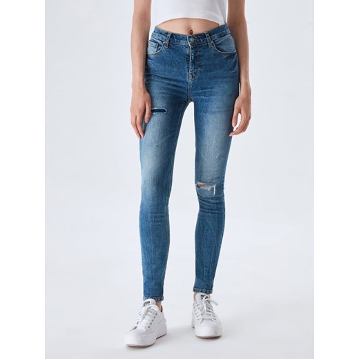 LTB Dżinsy "Amy" - Skinny fit - w kolorze niebieskim W30/L36 promocyjna cena Limango Polska