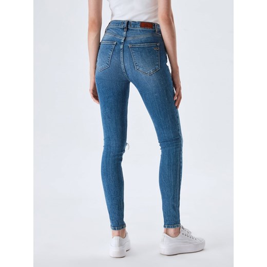 LTB Dżinsy "Amy" - Skinny fit - w kolorze niebieskim W25/L30 okazja Limango Polska