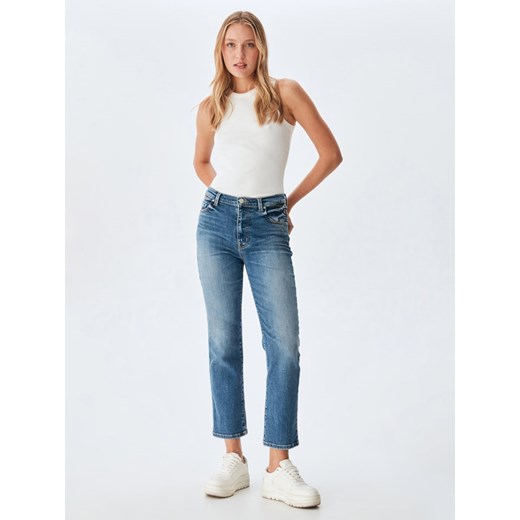 LTB Dżinsy "Nena" - Regular fit - w kolorze niebieskim W27/L34 Limango Polska wyprzedaż