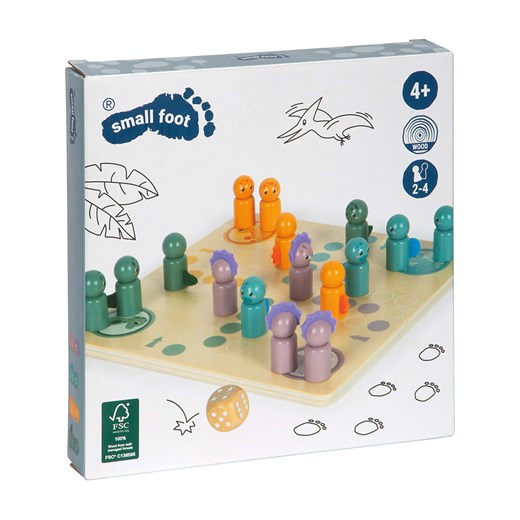 small foot Gra planszowa &quot;Ludo Dino&quot; - 4+ ze sklepu Limango Polska w kategorii Zabawki - zdjęcie 177805318