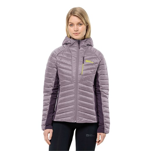 Jack Wolfskin Kurtka pikowana &quot;Routeburn Pro&quot; w kolorze fioletowym ze sklepu Limango Polska w kategorii Kurtki damskie - zdjęcie 177805416