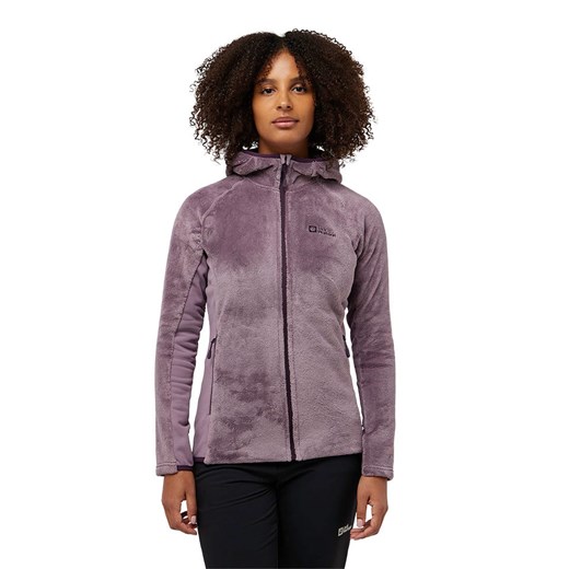 Jack Wolfskin Kurtka polarowa &quot;Rotwand&quot; w kolorze fioletowym ze sklepu Limango Polska w kategorii Bluzy damskie - zdjęcie 177805525