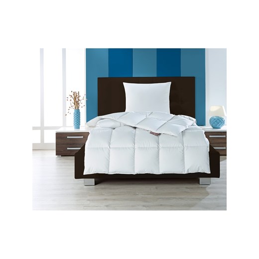 Häussling Bettwaren Zimowa kołdra puchowa &quot;Moschus Royal&quot; w kolorze srebrnoszarym ze sklepu Limango Polska w kategorii Tekstylia - zdjęcie 177805769