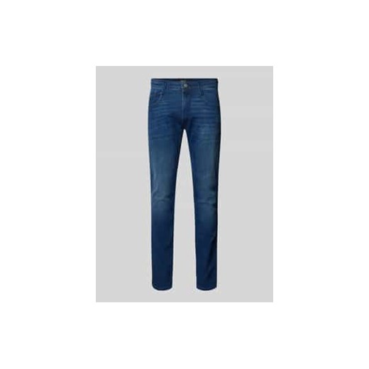 Jeansy o kroju slim fit z 5 kieszeniami model ‘ANBASS’ ze sklepu Peek&Cloppenburg  w kategorii Jeansy męskie - zdjęcie 177805847