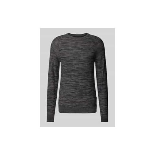 Sweter z dzianiny z detalem z logo ze sklepu Peek&Cloppenburg  w kategorii Swetry męskie - zdjęcie 177805899