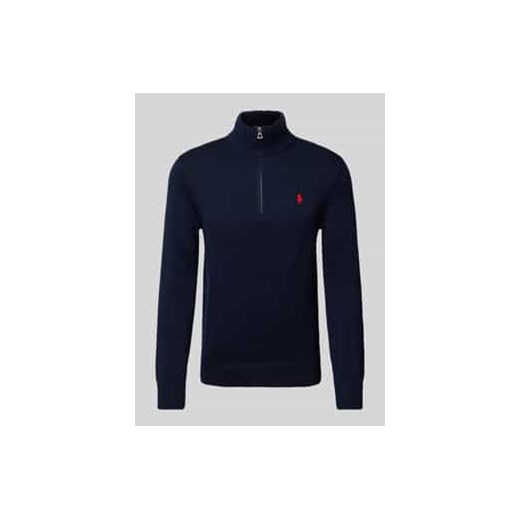 Sweter z dzianiny z kołnierzem ze sklepu Peek&Cloppenburg  w kategorii Swetry męskie - zdjęcie 177805978