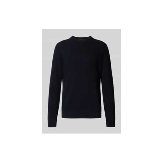 Sweter z dzianiny z detalem z logo model ‘ROY’ ze sklepu Peek&Cloppenburg  w kategorii Swetry męskie - zdjęcie 177806498