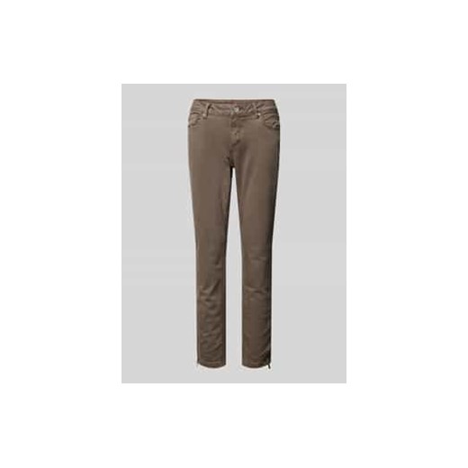 Spodnie o skróconym kroju slim fit model ‘Italy’ ze sklepu Peek&Cloppenburg  w kategorii Spodnie damskie - zdjęcie 177806529