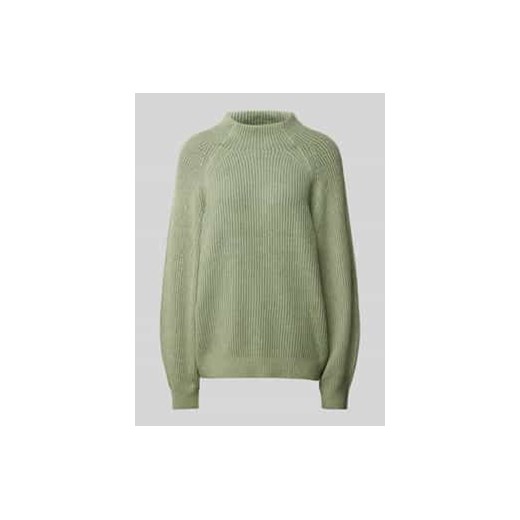 Sweter z dzianiny o luźnym kroju z prążkowanym wzorem ze sklepu Peek&Cloppenburg  w kategorii Swetry damskie - zdjęcie 177806608