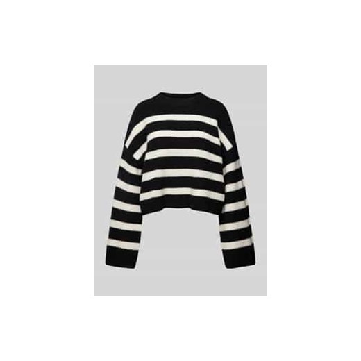Sweter z dzianiny z okrągłym dekoltem model ‘Louise’ ze sklepu Peek&Cloppenburg  w kategorii Swetry damskie - zdjęcie 177806745