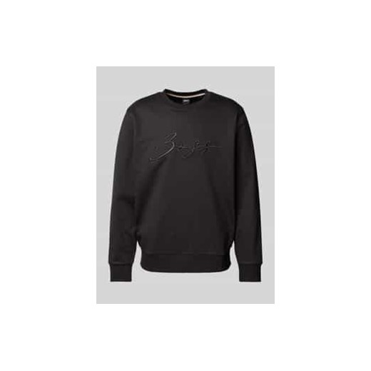 Bluza z wyhaftowanym logo model ‘Soleri’ ze sklepu Peek&Cloppenburg  w kategorii Bluzy męskie - zdjęcie 177806755