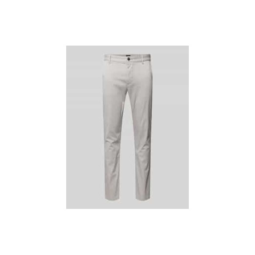 Chinosy o kroju slim fit z wpuszczanymi kieszeniami ze sklepu Peek&Cloppenburg  w kategorii Spodnie męskie - zdjęcie 177806985