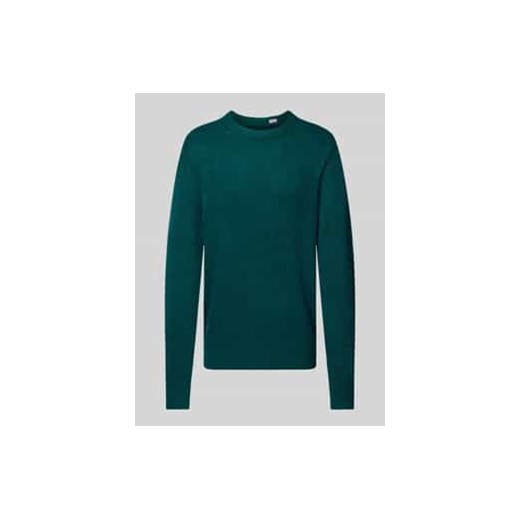 Sweter z dzianiny o kroju regular fit z okrągłym dekoltem ze sklepu Peek&Cloppenburg  w kategorii Swetry męskie - zdjęcie 177807037