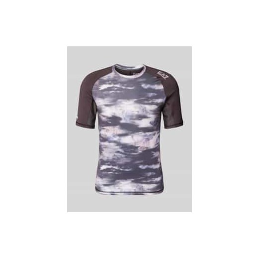 T-shirt z nadrukiem z logo model ‘VIGOR’ ze sklepu Peek&Cloppenburg  w kategorii T-shirty męskie - zdjęcie 177807625