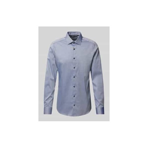 Koszula biznesowa o kroju slim fit z kołnierzykiem typu kent ze sklepu Peek&Cloppenburg  w kategorii Koszule męskie - zdjęcie 177807688