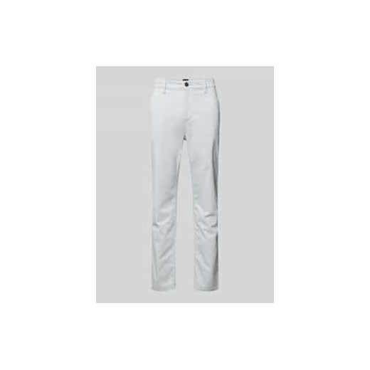 Chinosy o kroju slim fit z detalem z logo ze sklepu Peek&Cloppenburg  w kategorii Spodnie męskie - zdjęcie 177807888