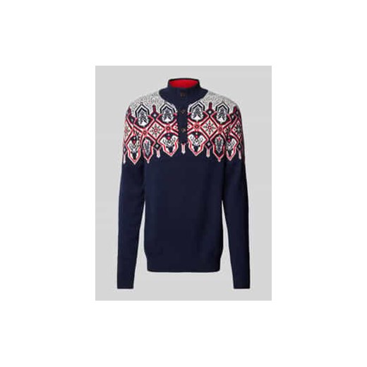 Sweter z dzianiny ze stójką ze sklepu Peek&Cloppenburg  w kategorii Swetry męskie - zdjęcie 177807949