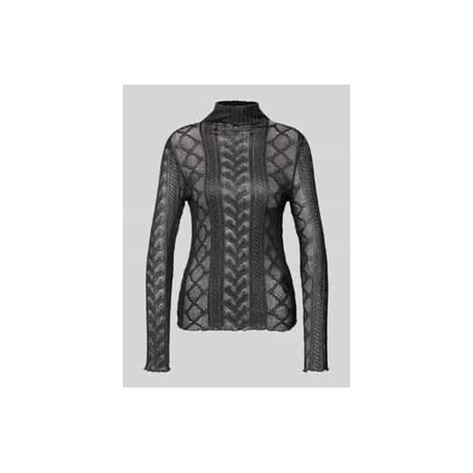 Sweter z dzianiny z ażurowym wzorem ze sklepu Peek&Cloppenburg  w kategorii Swetry damskie - zdjęcie 177808085
