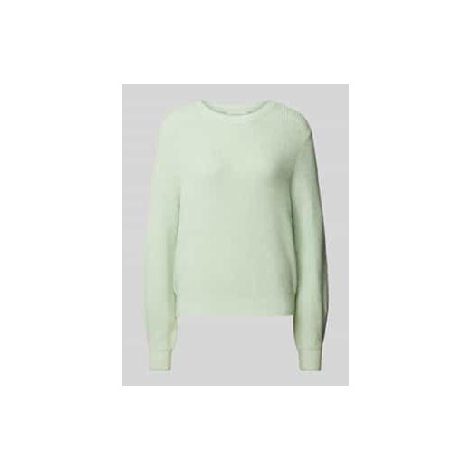 Sweter z dzianiny o kroju oversized z mieszanki wiskozy z okrągłym dekoltem ze sklepu Peek&Cloppenburg  w kategorii Swetry damskie - zdjęcie 177808197
