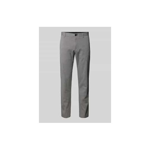 Spodnie materiałowe o kroju modern fit ze szlufkami na pasek model ‘Matthew’ ze sklepu Peek&Cloppenburg  w kategorii Spodnie męskie - zdjęcie 177808219