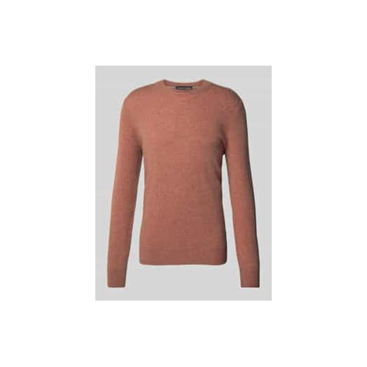 Sweter z dzianiny z prążkowanymi wykończeniami ze sklepu Peek&Cloppenburg  w kategorii Swetry męskie - zdjęcie 177808647