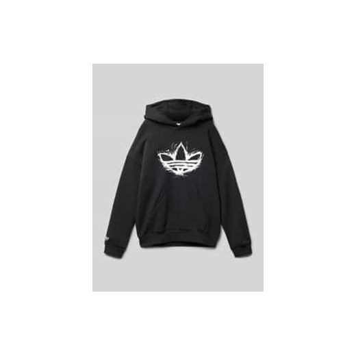 Bluza z kapturem z nadrukiem z logo ze sklepu Peek&Cloppenburg  w kategorii Bluzy chłopięce - zdjęcie 177808656