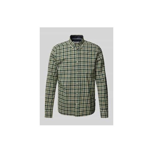 Koszula casualowa o kroju regular fit z mieszanki bawełny i streczu z kołnierzykiem typu button down ze sklepu Peek&Cloppenburg  w kategorii Koszule męskie - zdjęcie 177808778