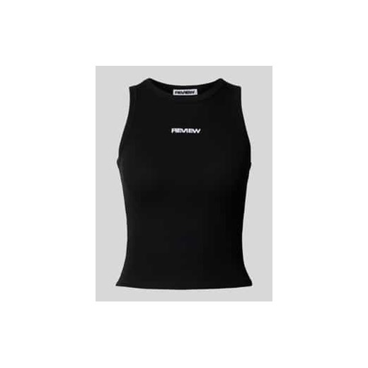 Top z prążkowanymi wykończeniami ze sklepu Peek&Cloppenburg  w kategorii Bluzki damskie - zdjęcie 177808979