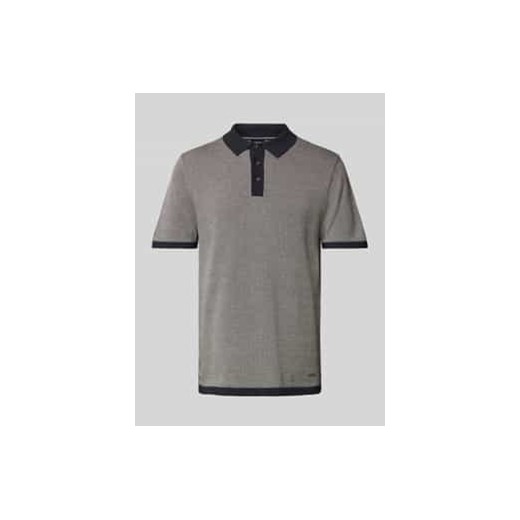 Koszulka polo z krótką listwą guzikową model ‘Trent’ ze sklepu Peek&Cloppenburg  w kategorii T-shirty męskie - zdjęcie 177809098
