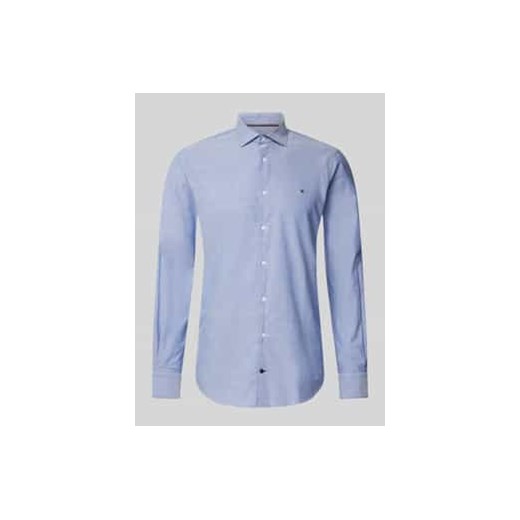 Koszula biznesowa o kroju slim fit z listwą guzikową ze sklepu Peek&Cloppenburg  w kategorii Koszule męskie - zdjęcie 177809179