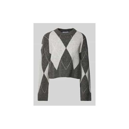 Sweter z dzianiny z prążkowanymi wykończeniami model ‘Doro’ ze sklepu Peek&Cloppenburg  w kategorii Swetry damskie - zdjęcie 177809218