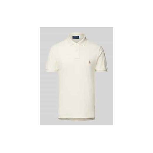 Koszulka polo o kroju slim fit z wyhaftowanym logo ze sklepu Peek&Cloppenburg  w kategorii T-shirty męskie - zdjęcie 177809708