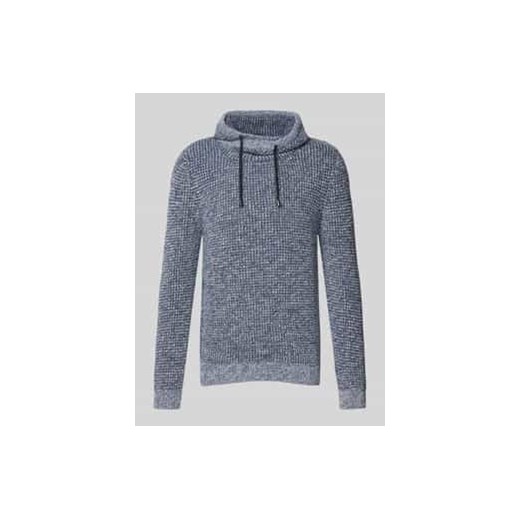 Sweter z dzianiny z prążkowanymi wykończeniami ze sklepu Peek&Cloppenburg  w kategorii Swetry męskie - zdjęcie 177809746