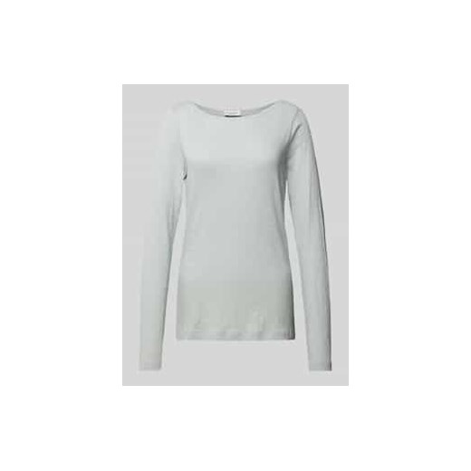 Bluzka z długim rękawem o kroju regular fit z mieszanki dżerseju slub i bawełny ze sklepu Peek&Cloppenburg  w kategorii Bluzki damskie - zdjęcie 177809769