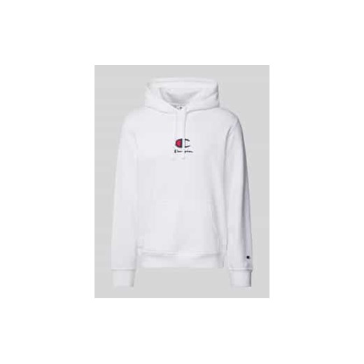 Bluza z kapturem z wyhaftowanym logo ze sklepu Peek&Cloppenburg  w kategorii Bluzy męskie - zdjęcie 177810156