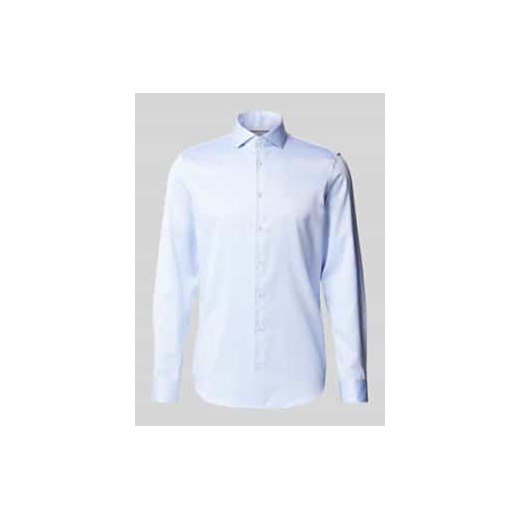 Koszula biznesowa o kroju slim fit z kołnierzykiem typu cutaway ze sklepu Peek&Cloppenburg  w kategorii Koszule męskie - zdjęcie 177810396