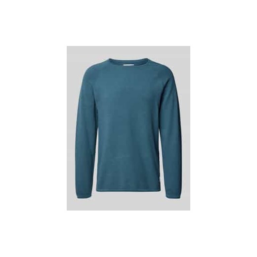 Sweter z dzianiny z okrągłym dekoltem ze sklepu Peek&Cloppenburg  w kategorii Swetry męskie - zdjęcie 177810436