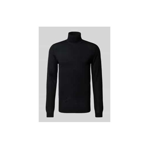Sweter z dzianiny z golfem ze sklepu Peek&Cloppenburg  w kategorii Swetry męskie - zdjęcie 177810526