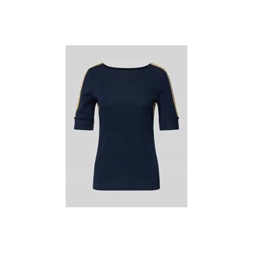 T-shirt z dekoltem w łódkę model ‘DAMIRA’ ze sklepu Peek&Cloppenburg  w kategorii Bluzki damskie - zdjęcie 177810616