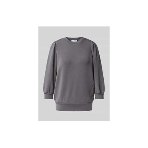 Bluza z prążkowanymi wykończeniami model ‘TENNY’ ze sklepu Peek&Cloppenburg  w kategorii Bluzy damskie - zdjęcie 177810655