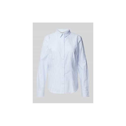 Bluzka koszulowa o kroju slim fit z mankietami ze sklepu Peek&Cloppenburg  w kategorii Koszule damskie - zdjęcie 177810769